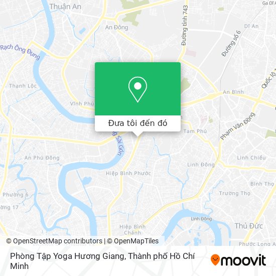 Bản đồ Phòng Tập Yoga Hương Giang