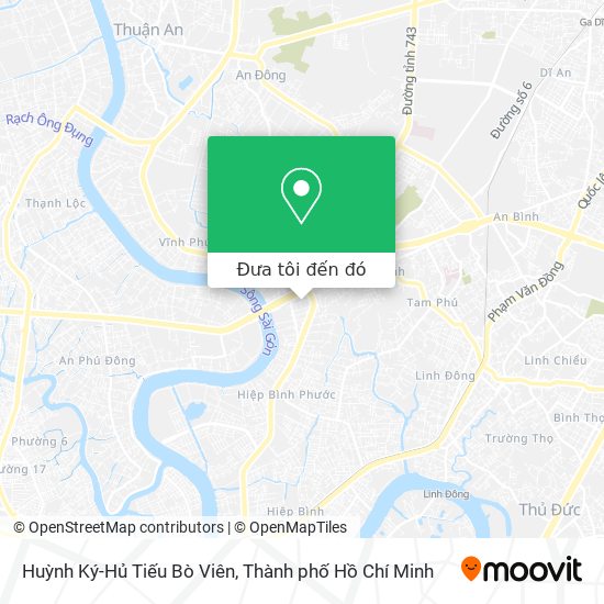 Bản đồ Huỳnh Ký-Hủ Tiếu Bò Viên