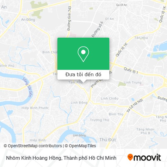 Bản đồ Nhôm Kính Hoàng Hồng