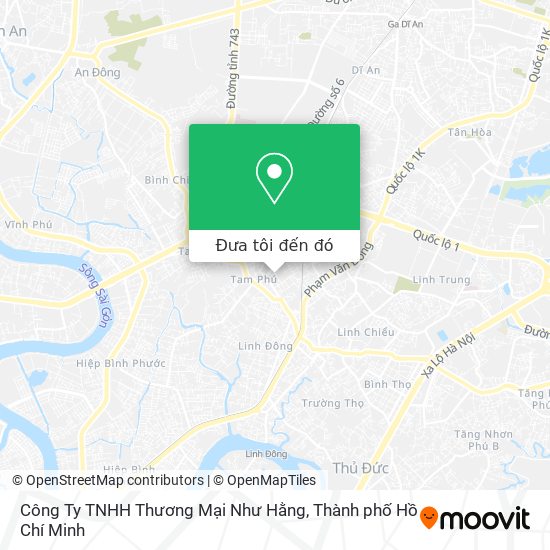 Bản đồ Công Ty TNHH Thương Mại Như Hằng