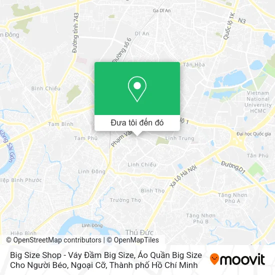 Bản đồ Big Size Shop - Váy Đầm Big Size, Áo Quần Big Size Cho Người Béo, Ngoại Cỡ