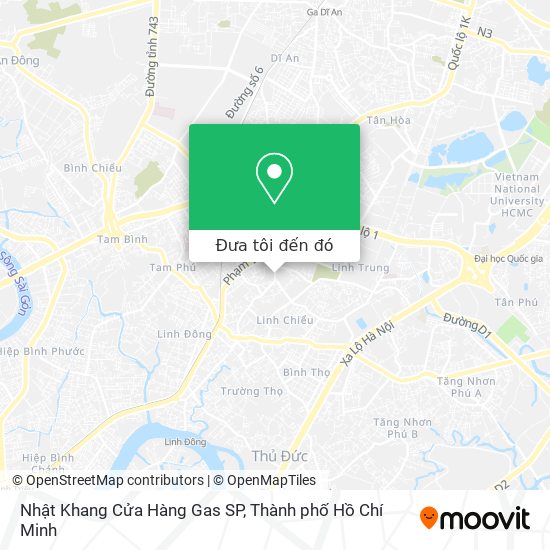 Bản đồ Nhật Khang Cửa Hàng Gas SP