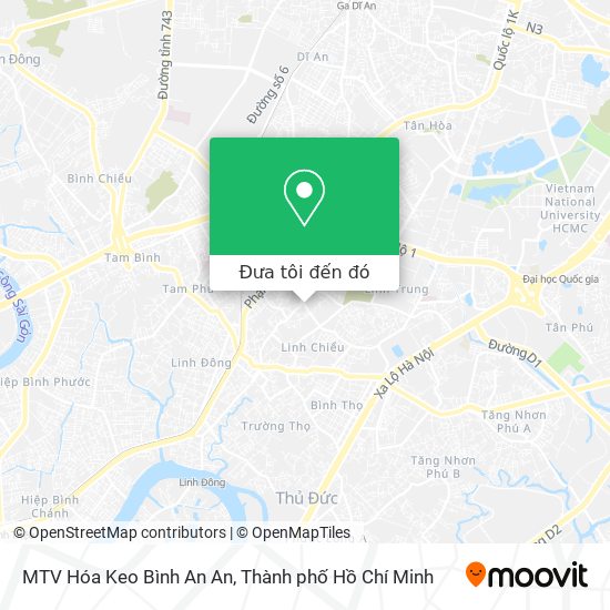 Bản đồ MTV Hóa Keo Bình An An