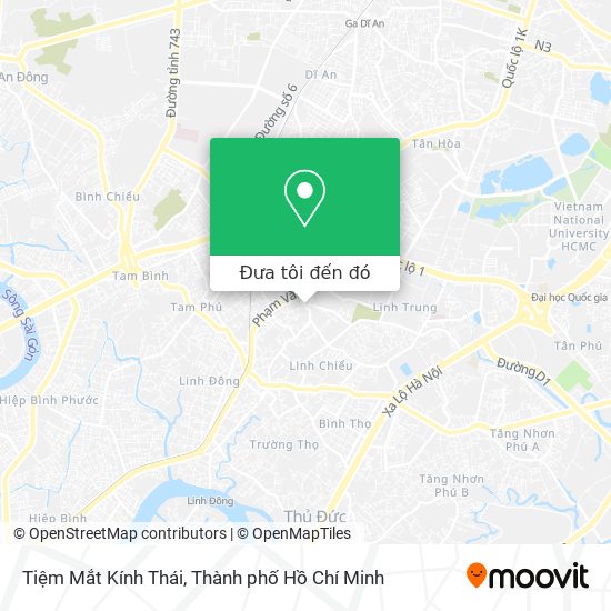 Bản đồ Tiệm Mắt Kính Thái