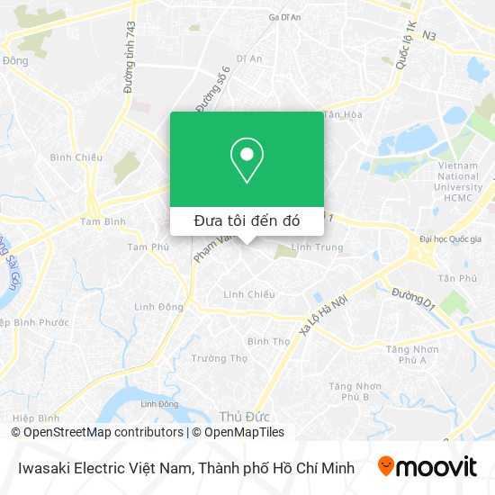 Bản đồ Iwasaki Electric Việt Nam