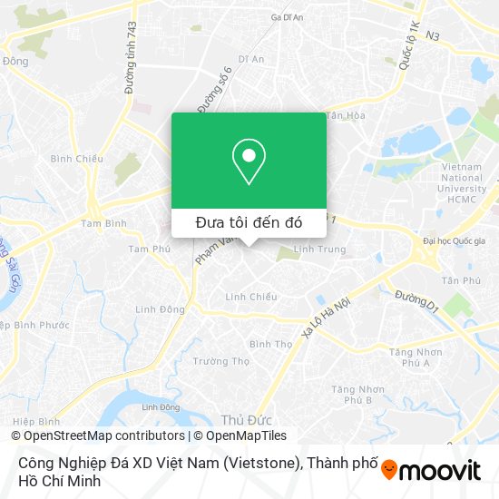 Bản đồ Công Nghiệp Đá XD Việt Nam (Vietstone)
