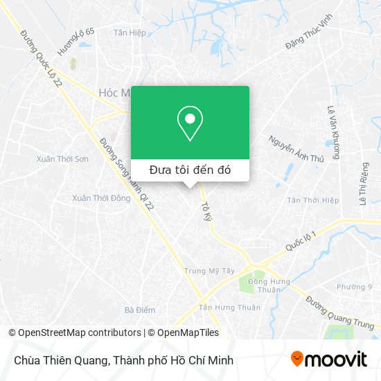 Bản đồ Chùa Thiên Quang