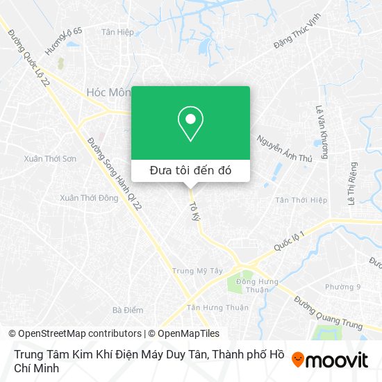 Bản đồ Trung Tâm Kim Khí Điện Máy Duy Tân