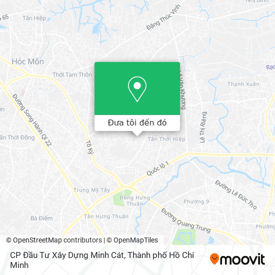Bản đồ CP Đầu Tư Xây Dựng Minh Cát