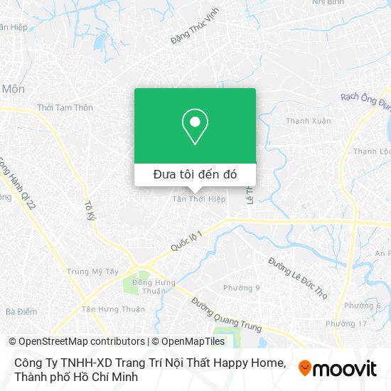 Bản đồ Công Ty TNHH-XD Trang Trí Nội Thất Happy Home