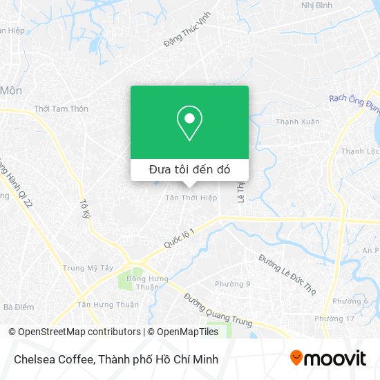 Bản đồ Chelsea Coffee
