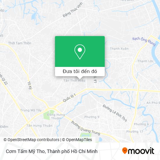 Bản đồ Cơm Tấm Mỹ Tho