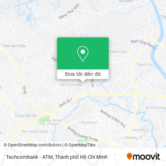 Bản đồ Techcombank - ATM