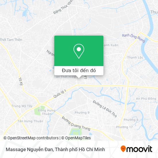 Bản đồ Massage Nguyễn Đan