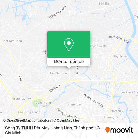 Bản đồ Công Ty TNHH Dệt May Hoàng Linh