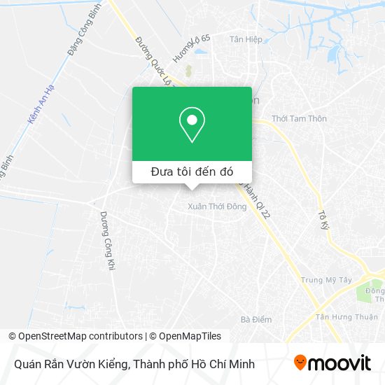 Bản đồ Quán Rắn Vườn Kiểng