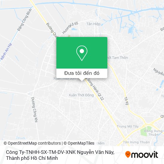 Bản đồ Công Ty-TNHH-SX-TM-DV-XNK Nguyễn Văn Nây