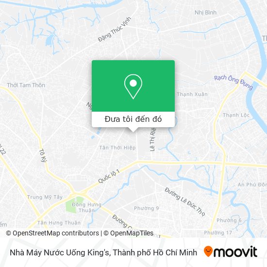 Bản đồ Nhà Máy Nước Uống King's