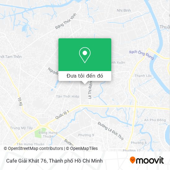 Bản đồ Cafe Giải Khát 76