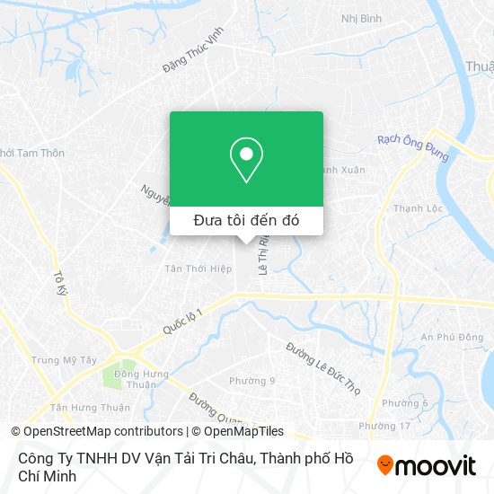 Bản đồ Công Ty TNHH DV Vận Tải Tri Châu