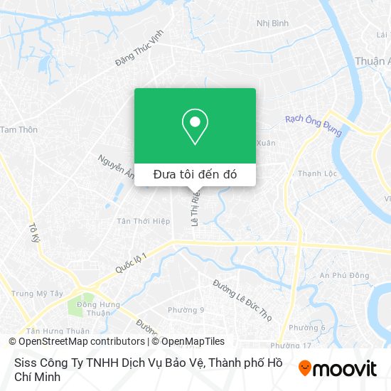 Bản đồ Siss Công Ty TNHH Dịch Vụ Bảo Vệ
