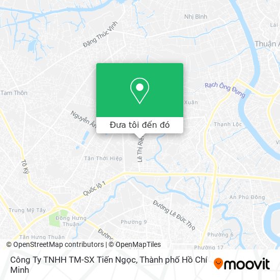Bản đồ Công Ty TNHH TM-SX Tiến Ngọc