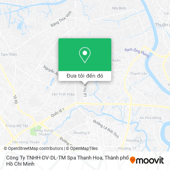 Bản đồ Công Ty TNHH-DV-DL-TM Spa Thanh Hoa