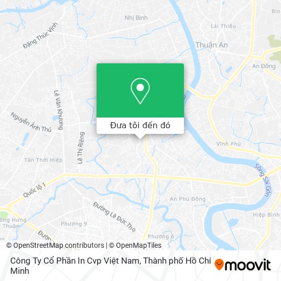 Bản đồ Công Ty Cổ Phần In Cvp Việt Nam