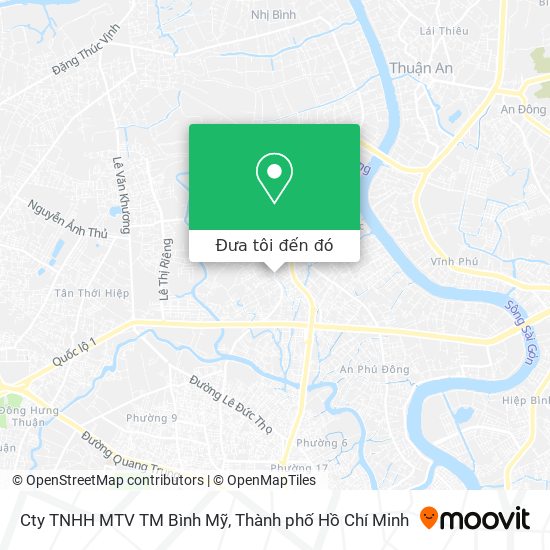 Bản đồ Cty TNHH MTV TM Bình Mỹ
