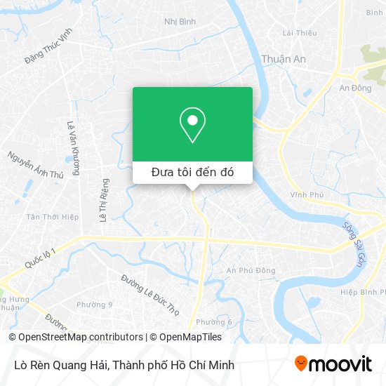 Bản đồ Lò Rèn Quang Hải