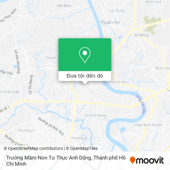 Bản đồ Trường Mầm Non Tư Thục Anh Dũng