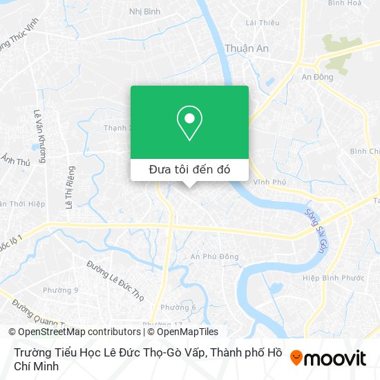 Bản đồ Trường Tiểu Học Lê Đức Thọ-Gò Vấp