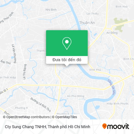 Bản đồ Cty Sung Chang TNHH