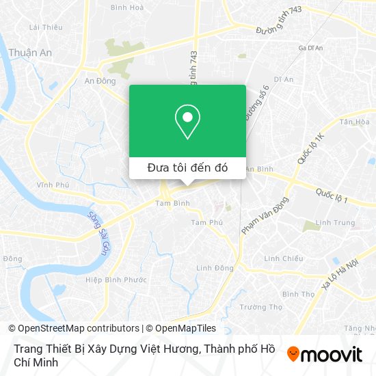 Bản đồ Trang Thiết Bị Xây Dựng Việt Hương