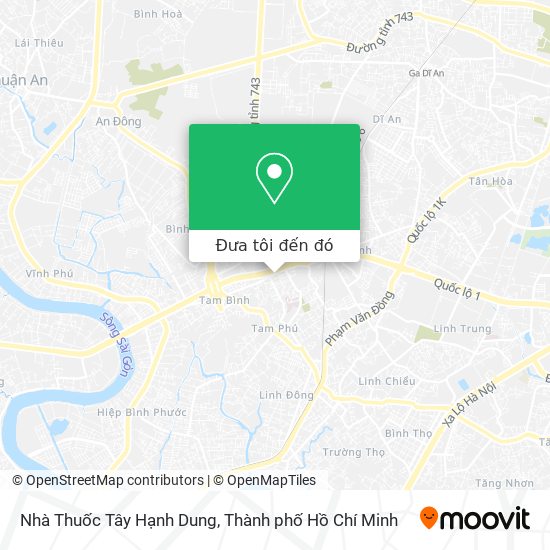 Bản đồ Nhà Thuốc Tây Hạnh Dung