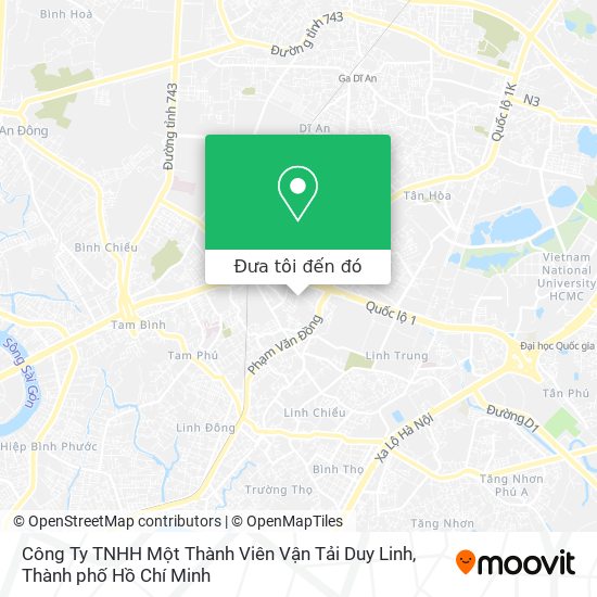 Bản đồ Công Ty TNHH Một Thành Viên Vận Tải Duy Linh