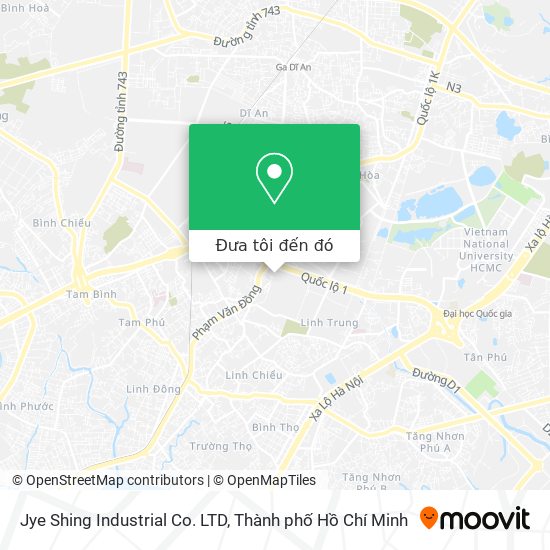 Bản đồ Jye Shing Industrial Co. LTD