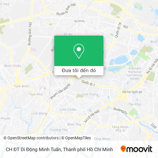 Bản đồ CH ĐT Di Động Minh Tuấn
