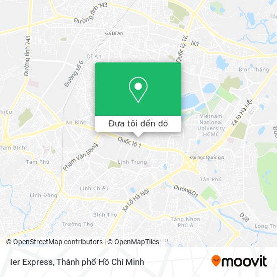 Bản đồ Ier Express