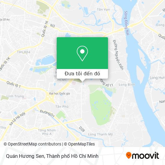 Bản đồ Quán Hương Sen