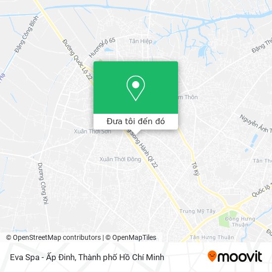Bản đồ Eva Spa - Ấp Đinh