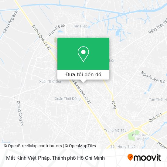 Bản đồ Mắt Kính Việt Pháp