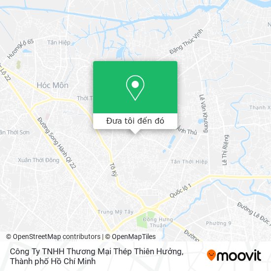 Bản đồ Công Ty TNHH Thương Mại Thép Thiên Hưởng