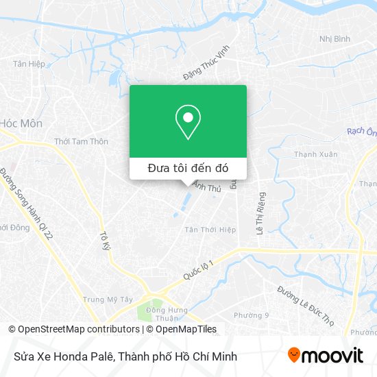 Bản đồ Sửa Xe Honda Palê