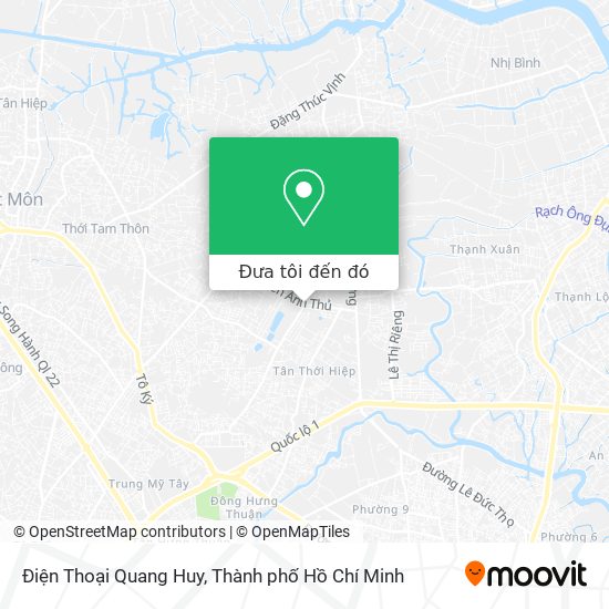 Bản đồ Điện Thoại Quang Huy