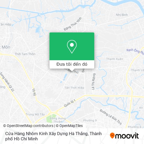 Bản đồ Cửa Hàng Nhôm Kính Xây Dựng Hà Thắng