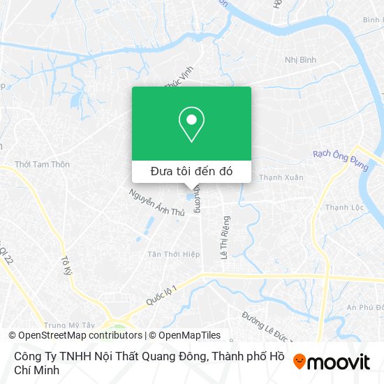 Bản đồ Công Ty TNHH Nội Thất Quang Đông