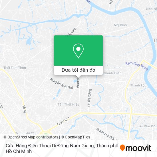 Bản đồ Cửa Hàng Điện Thoại Di Động Nam Giang