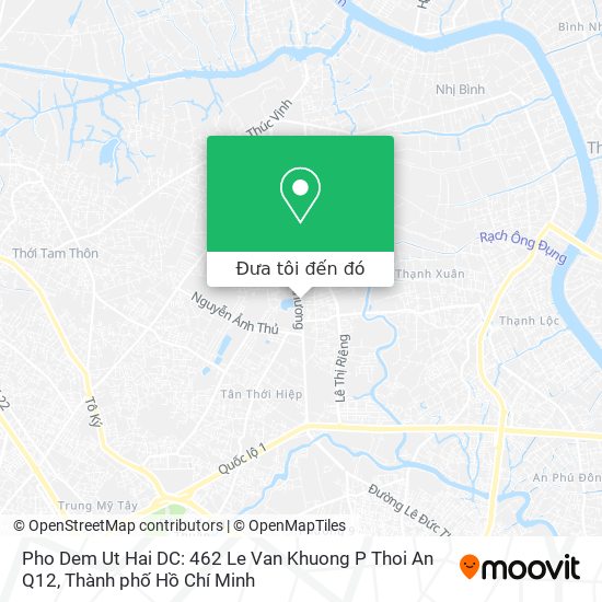 Bản đồ Pho Dem Ut Hai DC: 462 Le Van Khuong P Thoi An Q12