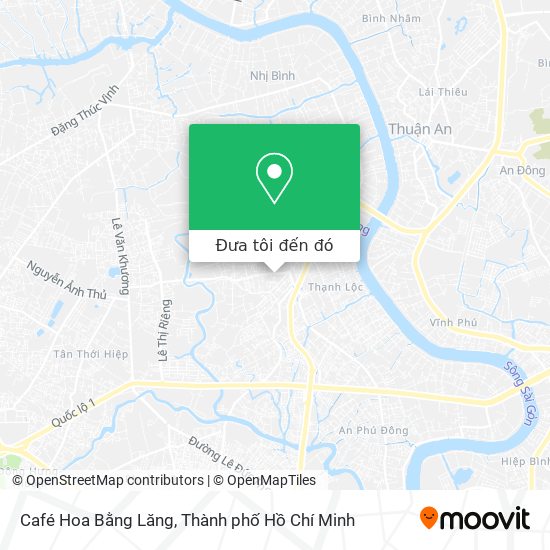 Bản đồ Café Hoa Bằng Lăng
